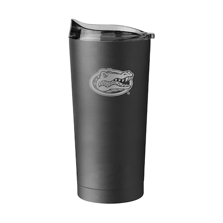 Logo Brands Florida 20oz Etch Powder Coat Tumbler 135-S20PT-BLK-9